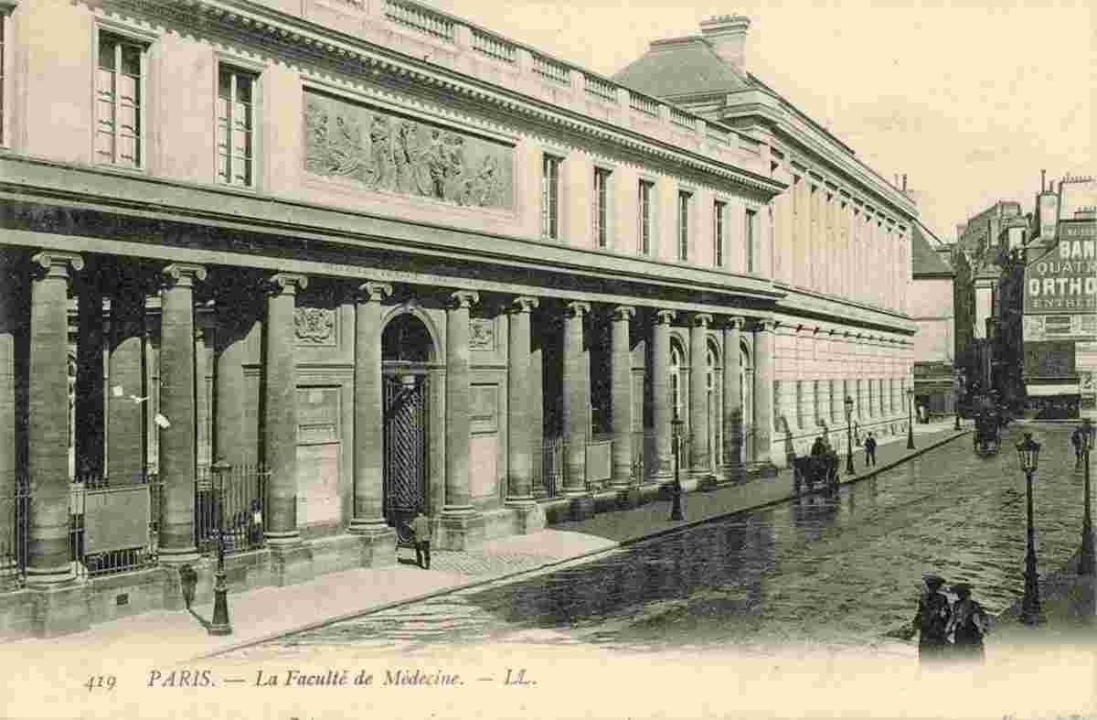 Paris. La Faculté de Médecine