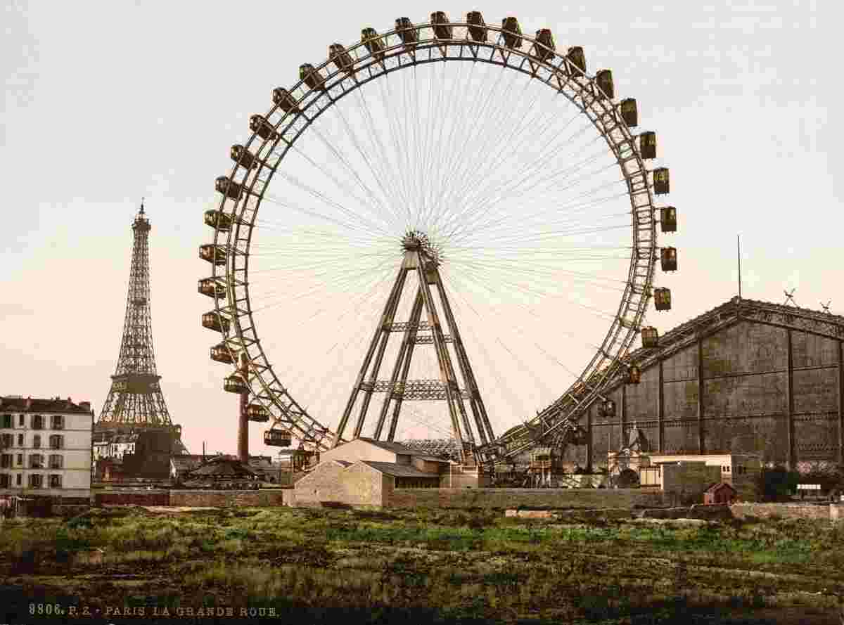 Paris. La Grande Roue, circa 1890