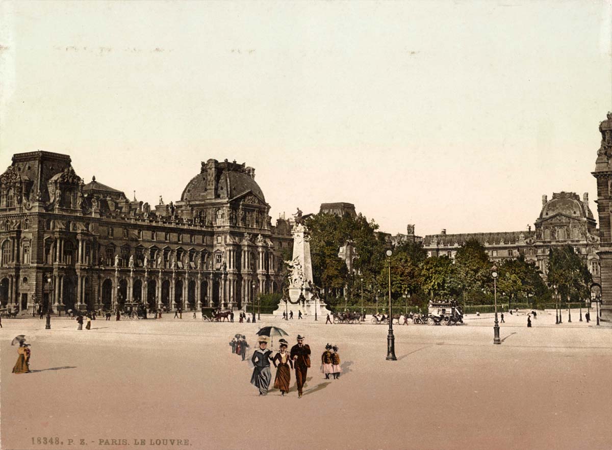 Paris. Le Louvre, vers 1890