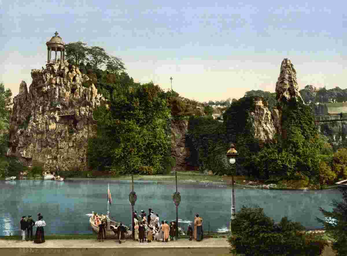 Paris. Les Buttes Chaumont, circa 1890