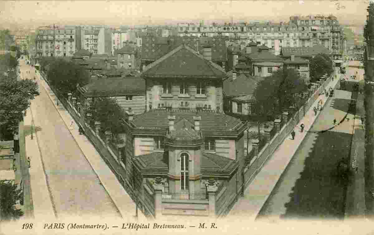 Paris. Montmartre - Hôpital Bretonneau, 1916