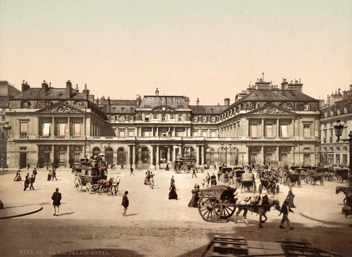 Paris. Palais Royal, vers 1890