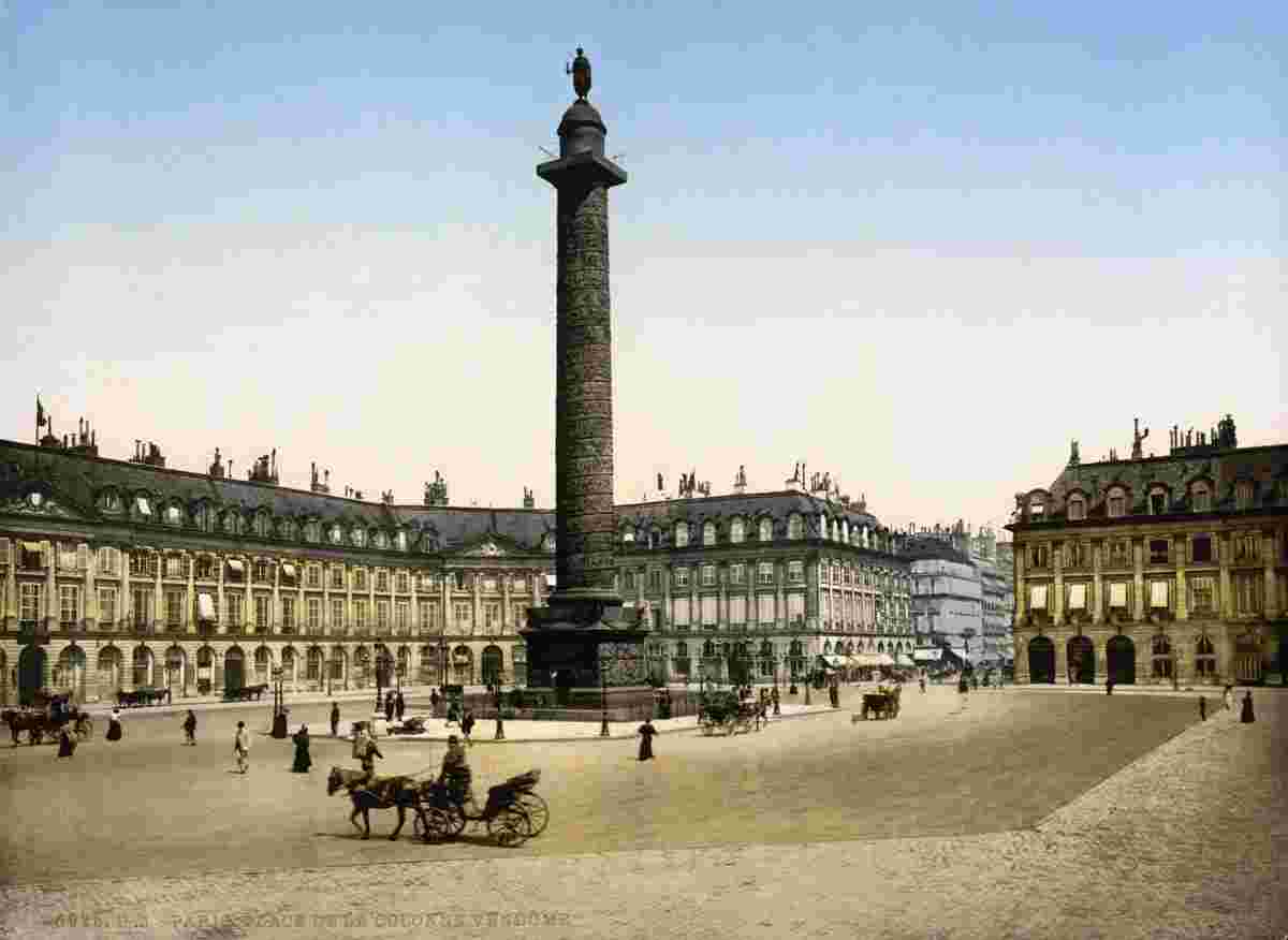 Paris. Place Vendome, circa 1890