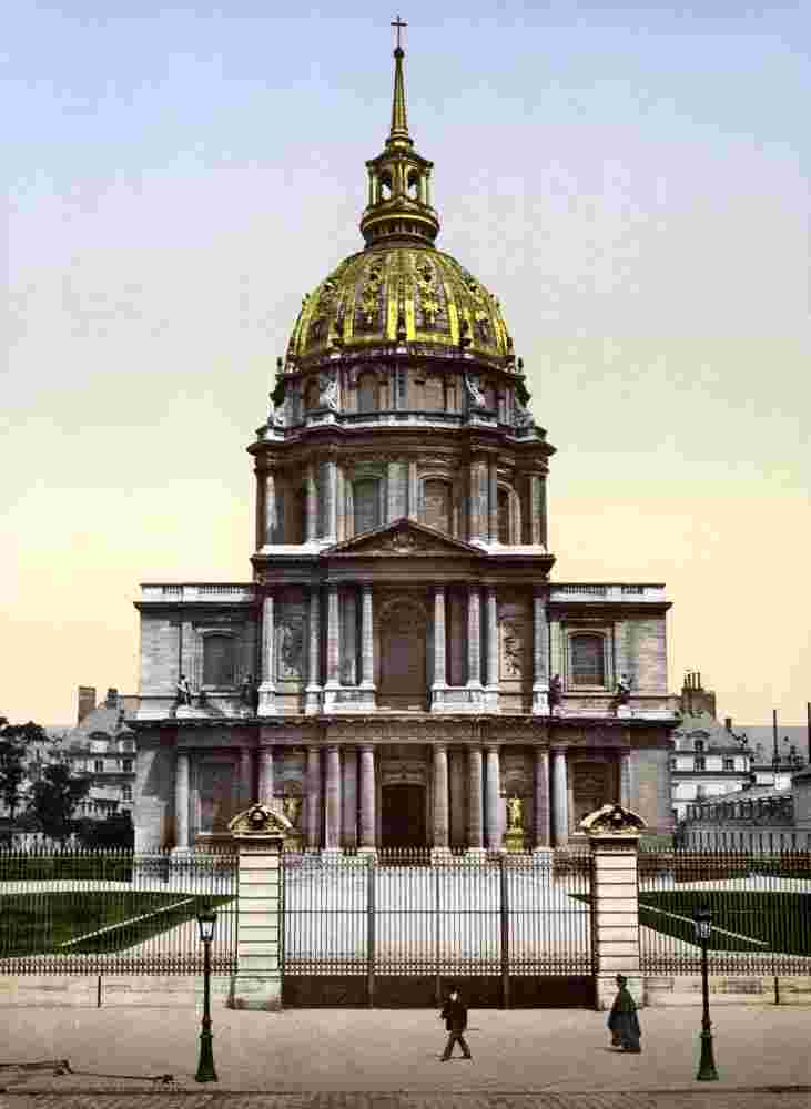 Paris. The Dome des Invalides, circa 1890