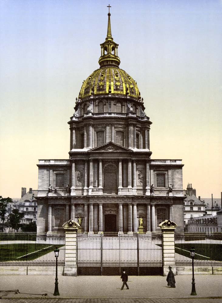 Paris. The Dome des Invalides, circa 1890