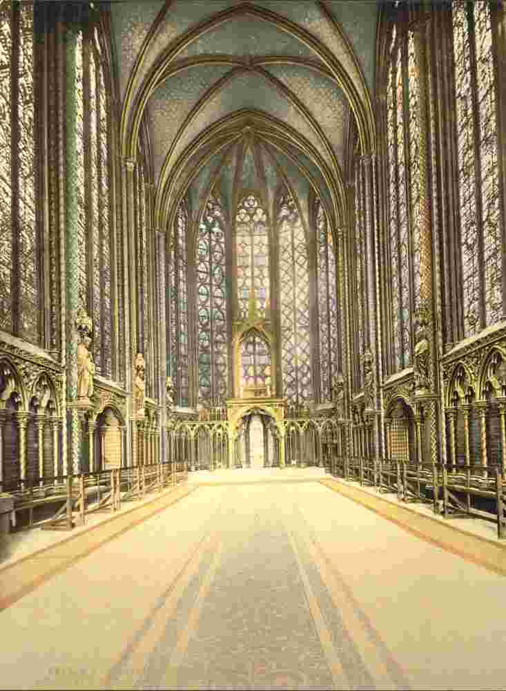 Paris. The Holy Chapel, circa 1890