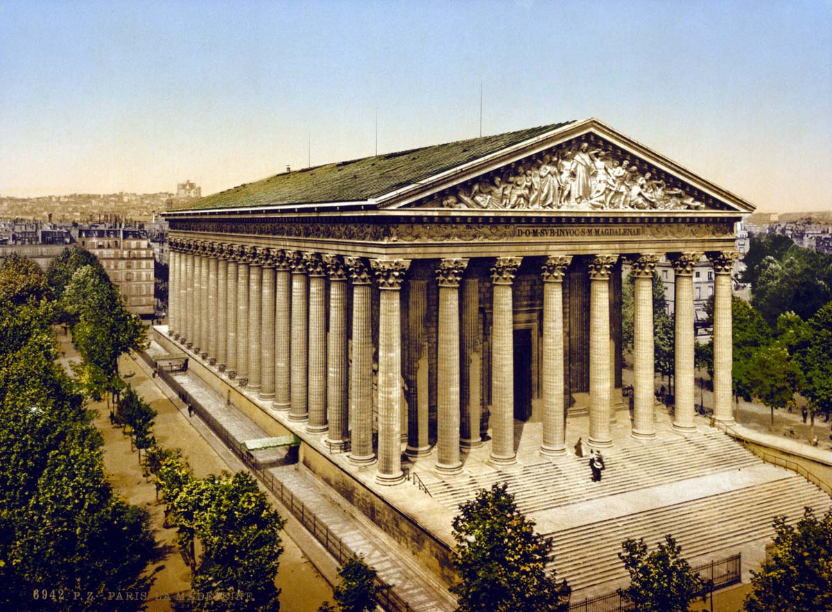 Paris. The Madeleine, circa 1890