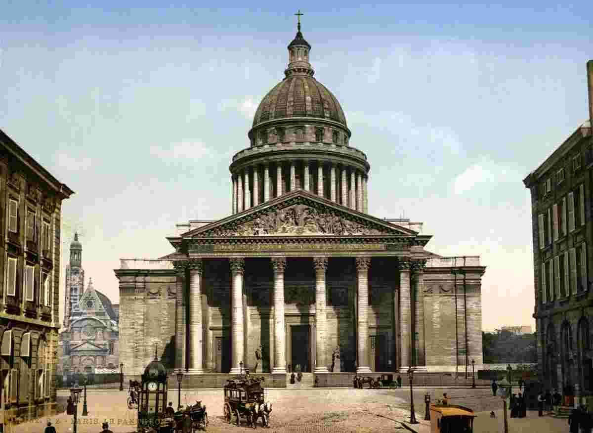 Paris. The Pantheon, circa 1890