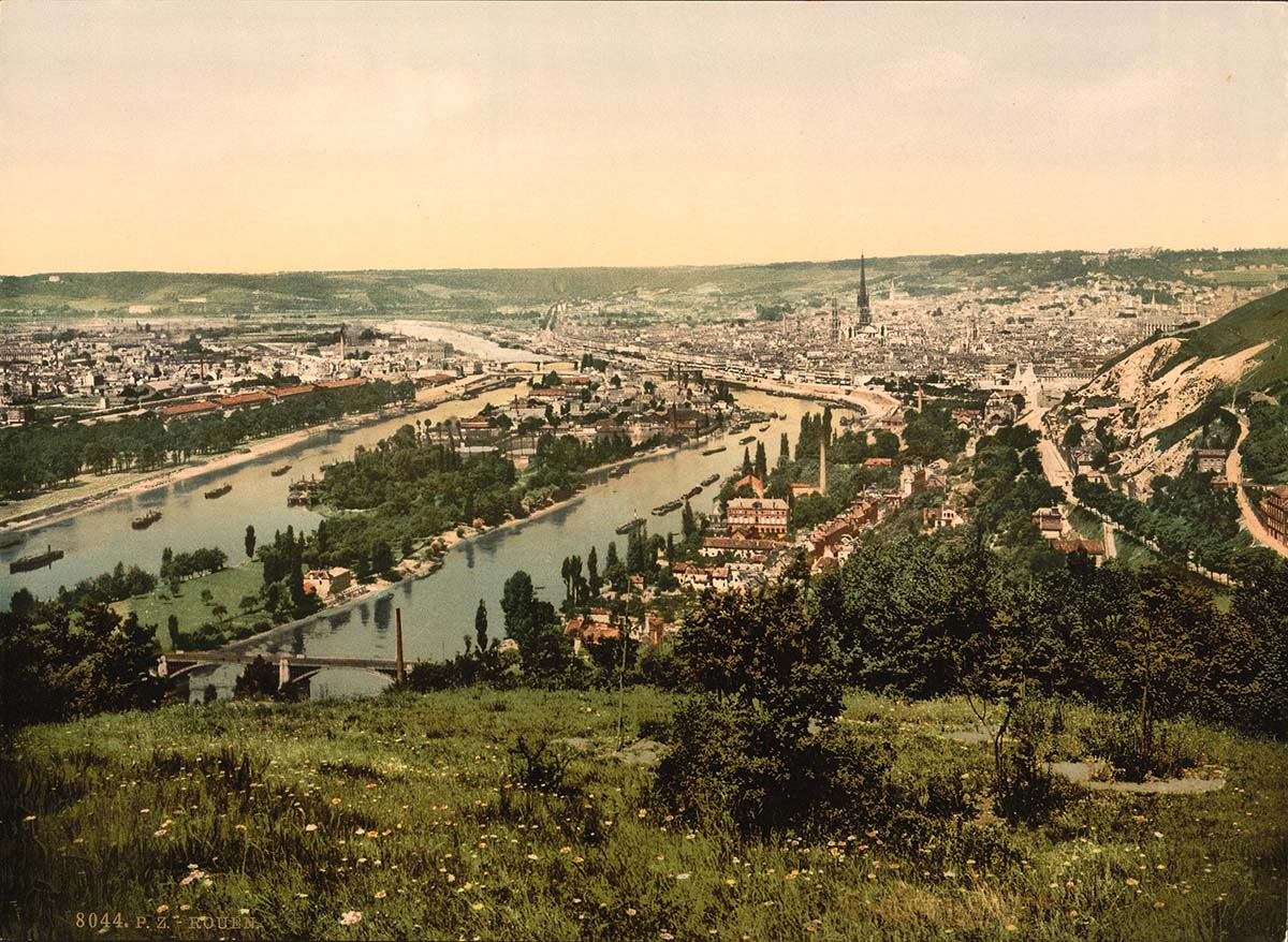 Rouen. Bonsecours, 1890