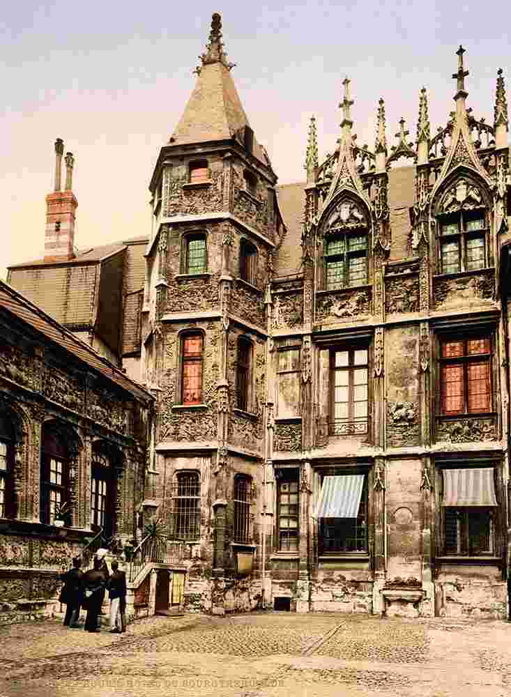 Rouen. Hotel Bourgtheroulde, 1890