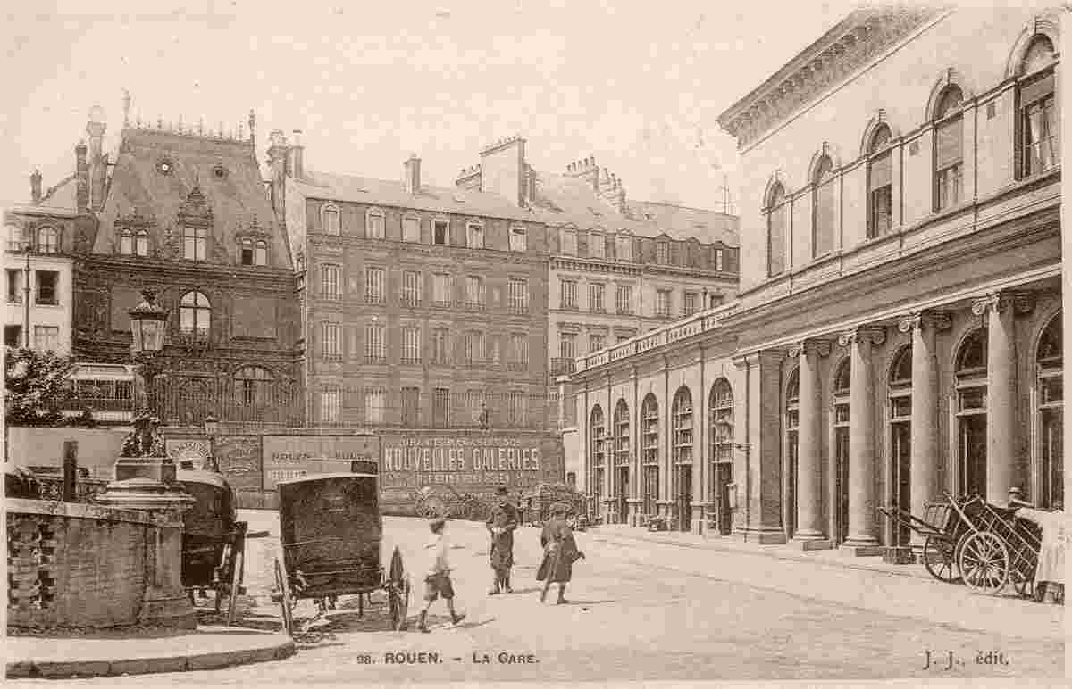 Rouen. La gare (précurseur), 1903
