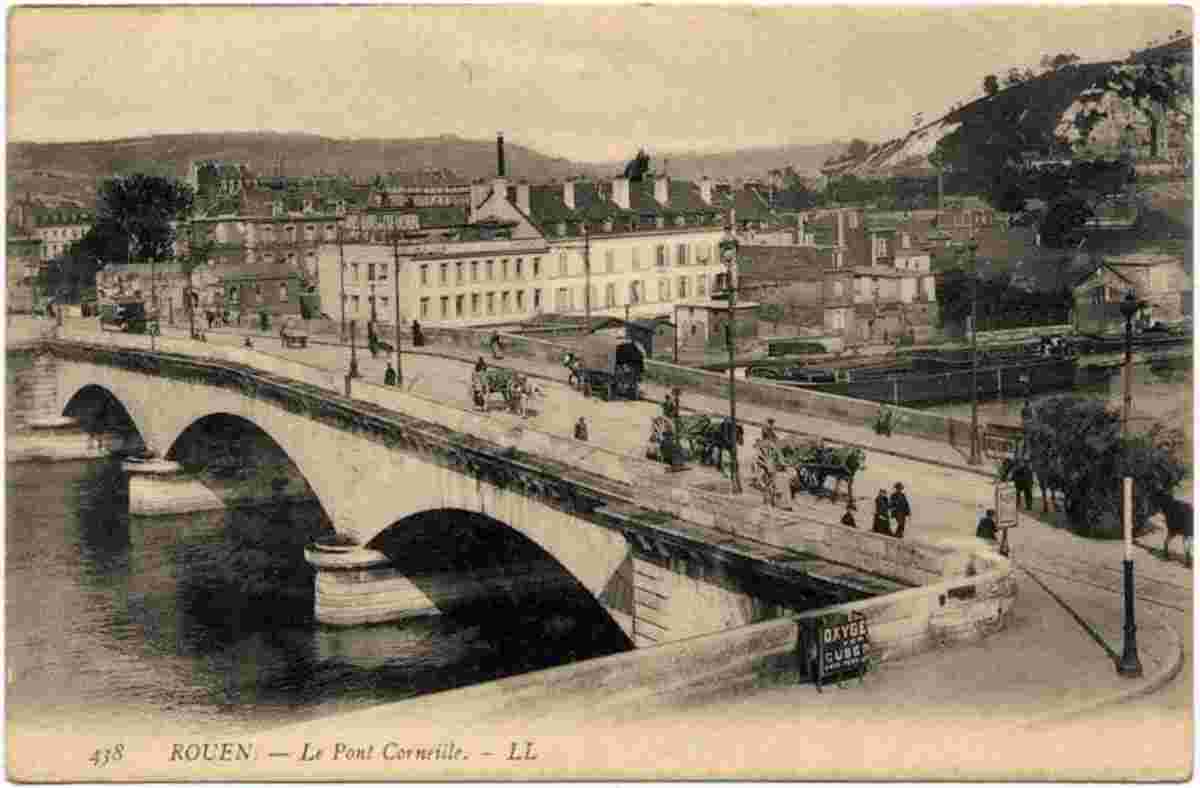 Rouen. Le Pont Corneille, entre 1905 et 1914