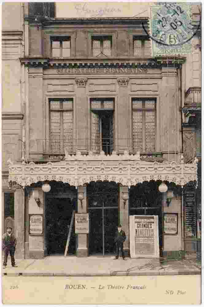 Rouen. Le Théâtre Français, 1905