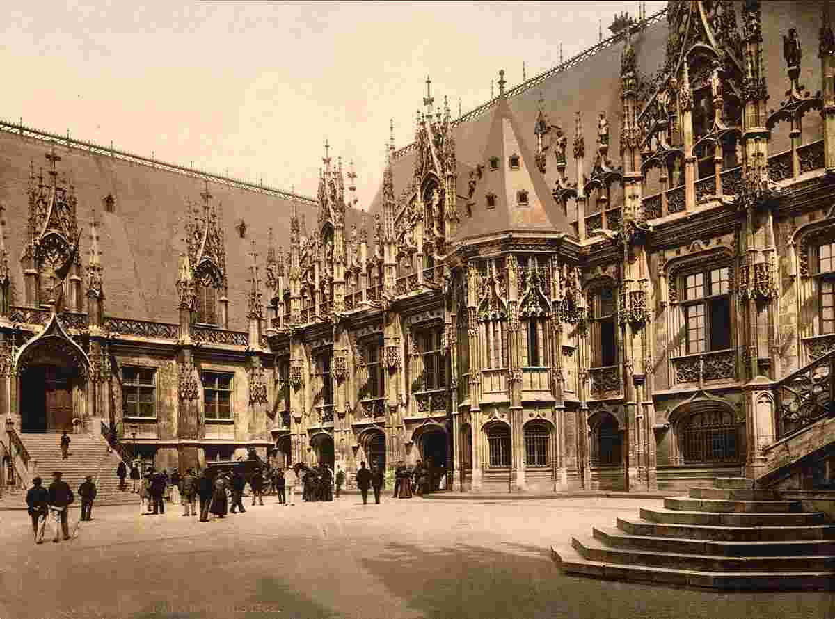 Rouen. Palais de Justice, 1890