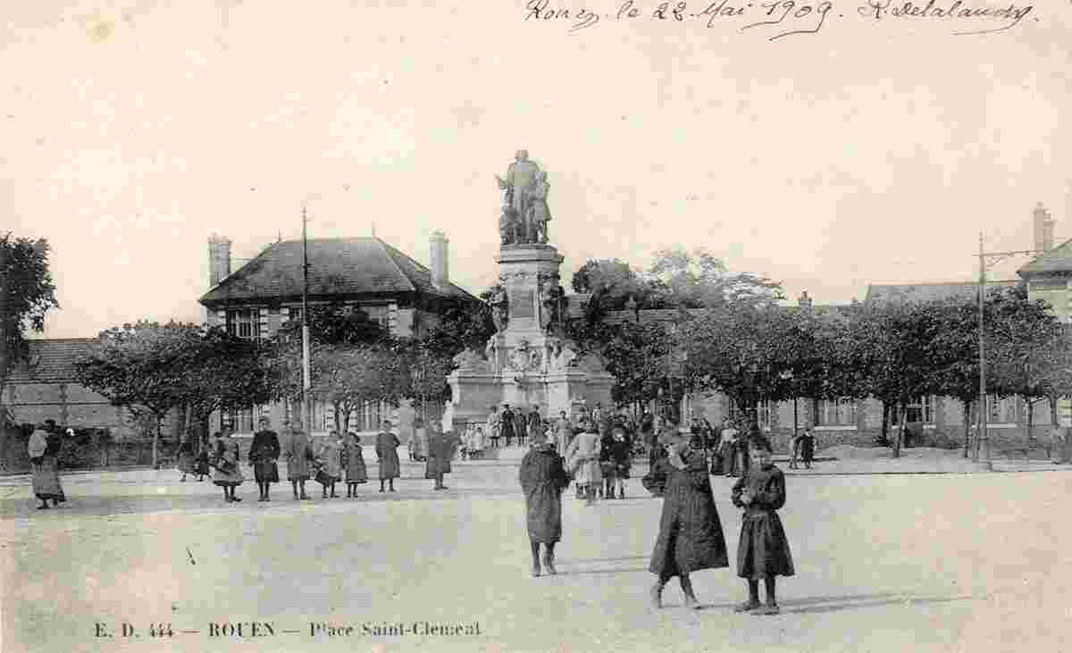 Rouen. Place Saint Clement, 1909