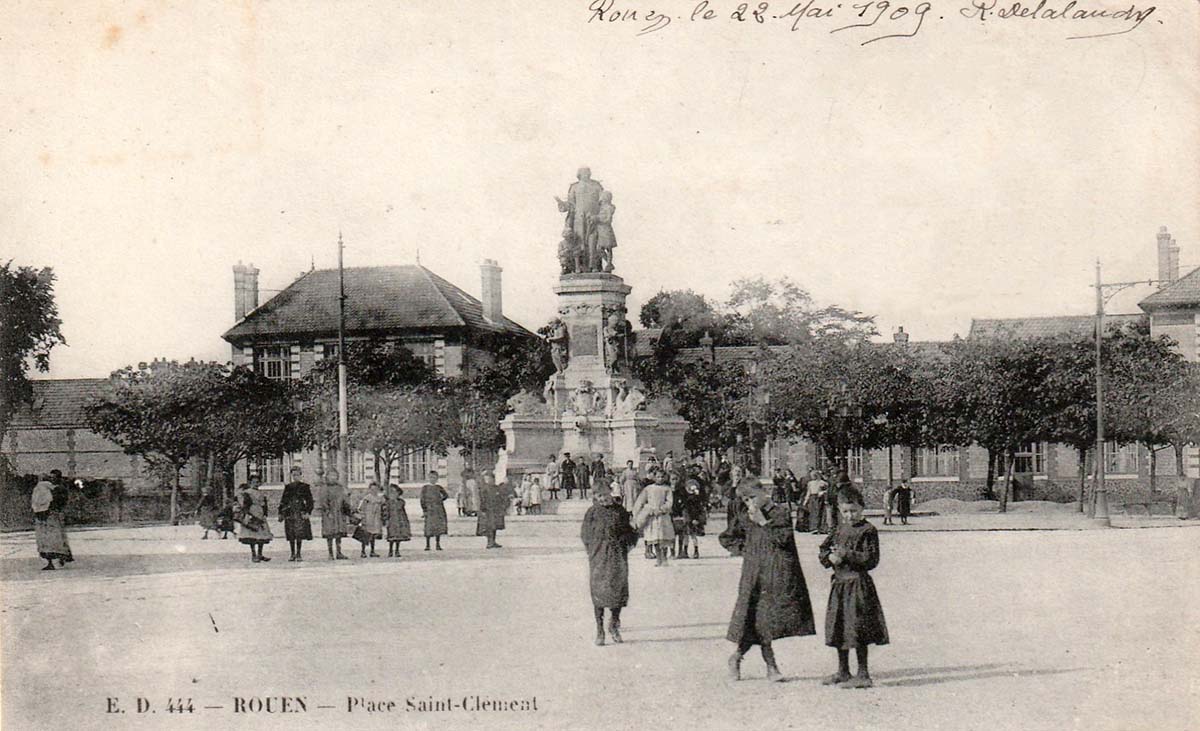 Rouen. Place Saint Clement, 1909