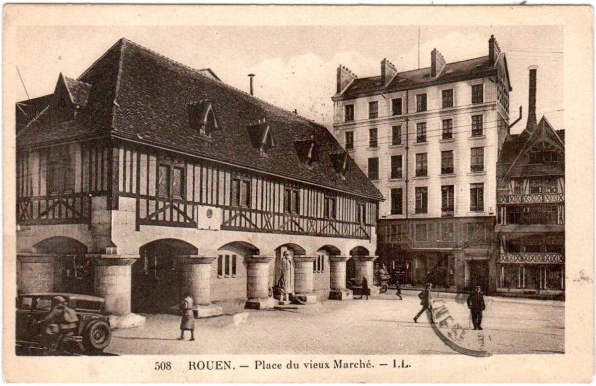 Rouen. Place du vieux Marché