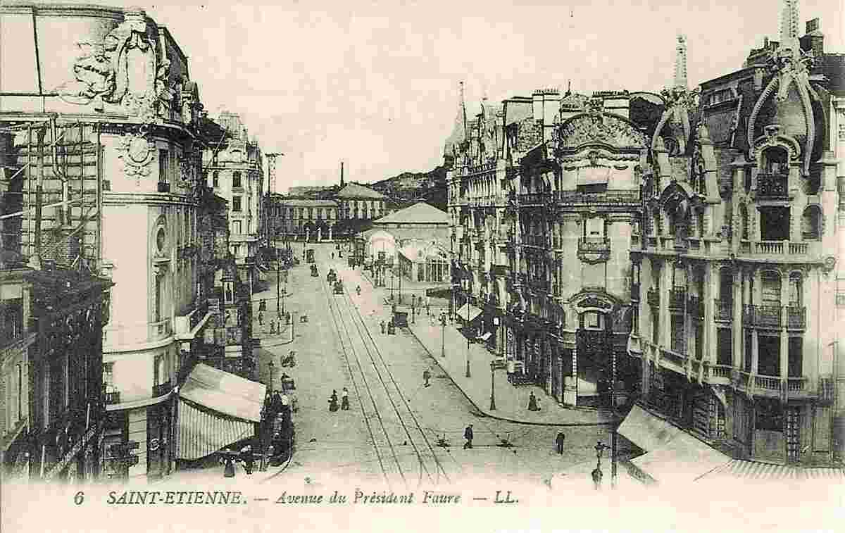 Saint-Étienne. Avenue du Président Faure
