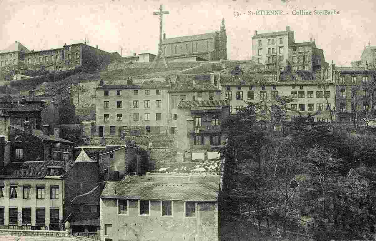 Saint-Étienne. Colline Sainte Barbe
