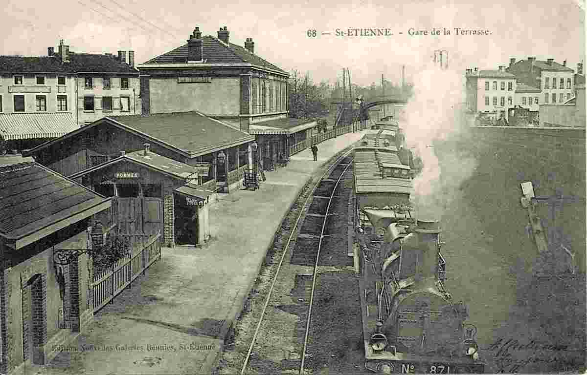 Saint-Étienne. Gare de la Terrasse