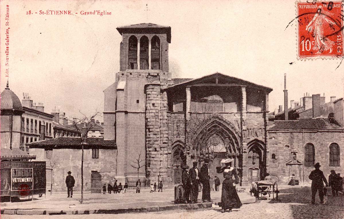 Saint-Étienne. Grand Église, 1910