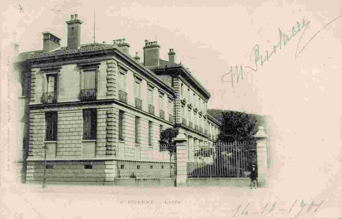Saint-Étienne. La Lycée, 1901