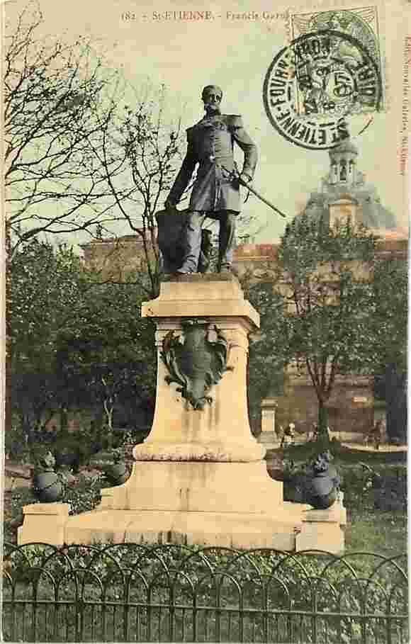 Saint-Étienne. La Statue de Francis Garnier, 1907