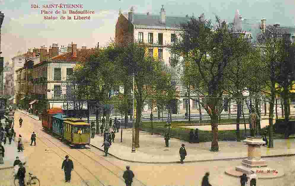 Saint-Étienne. Place de la Badouillère