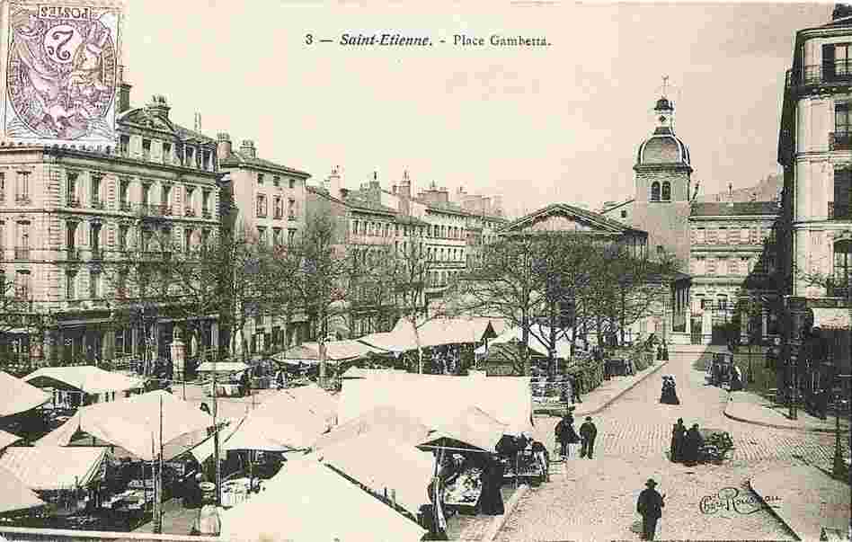Saint-Étienne. Place Gambetta