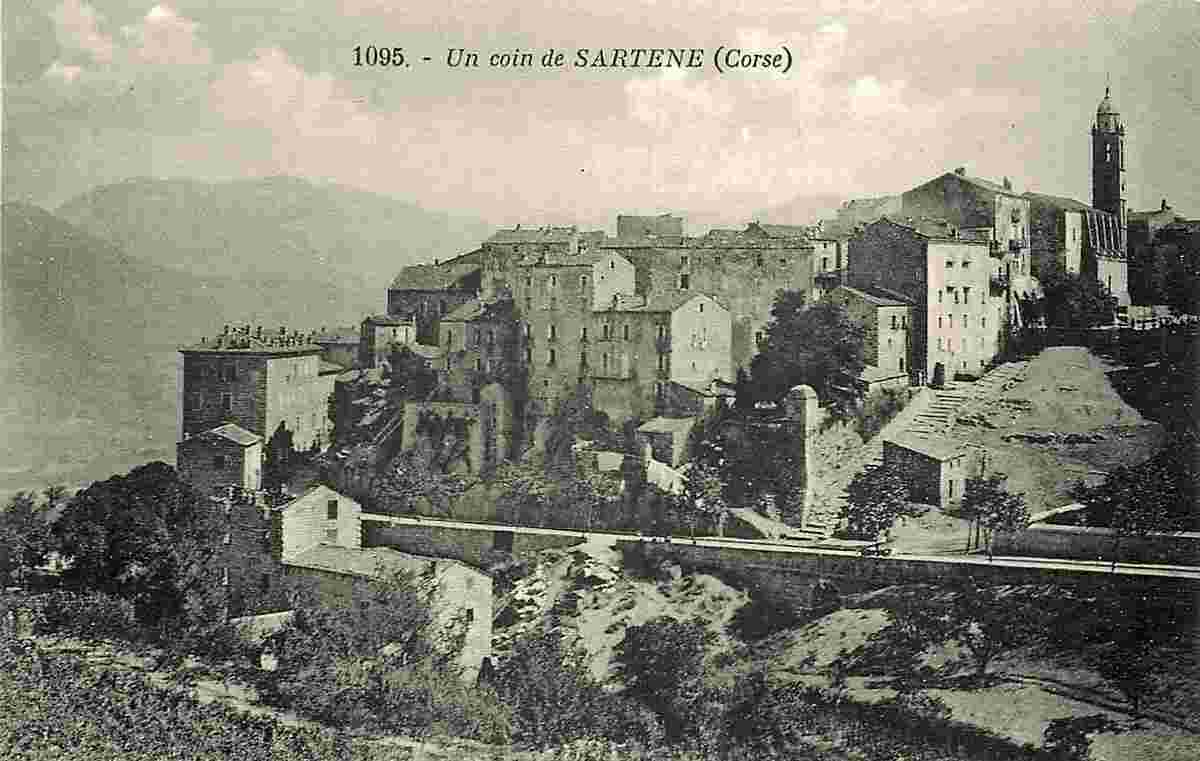 Sartène. Panorama de la Ville