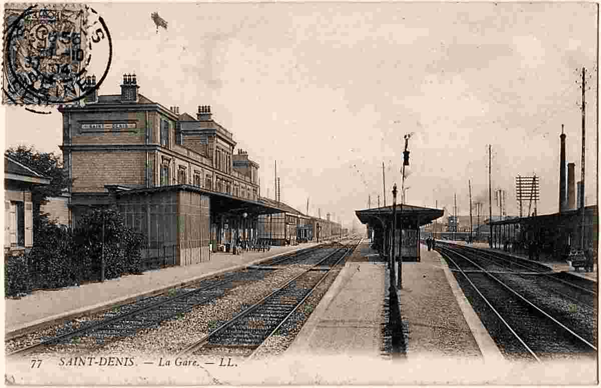 Saint-Denis. La Gare, 1904