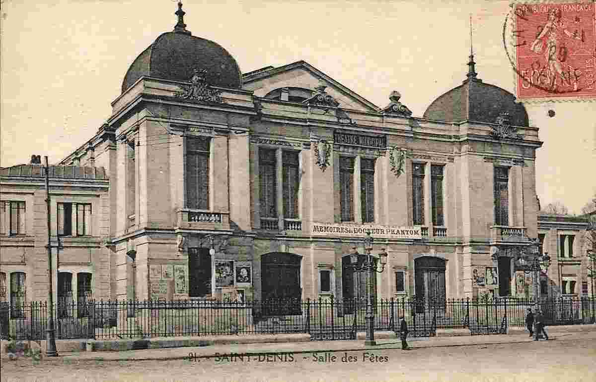 Saint-Denis. La Salle des Fetes, 1929