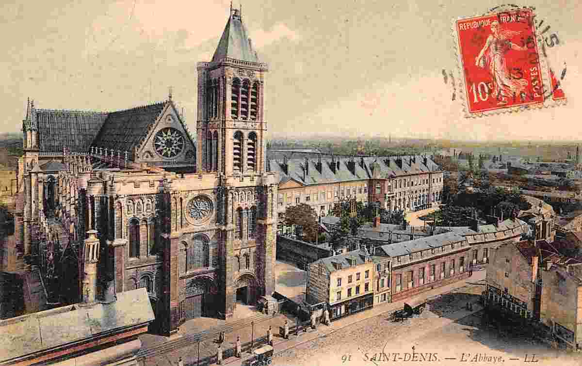 Saint-Denis. L'Abbaye, 1913