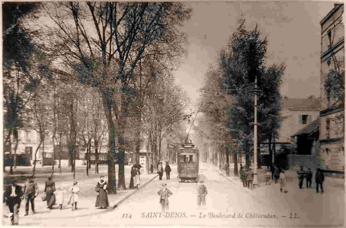 Saint-Denis. Le Boulevard de Châteaudun