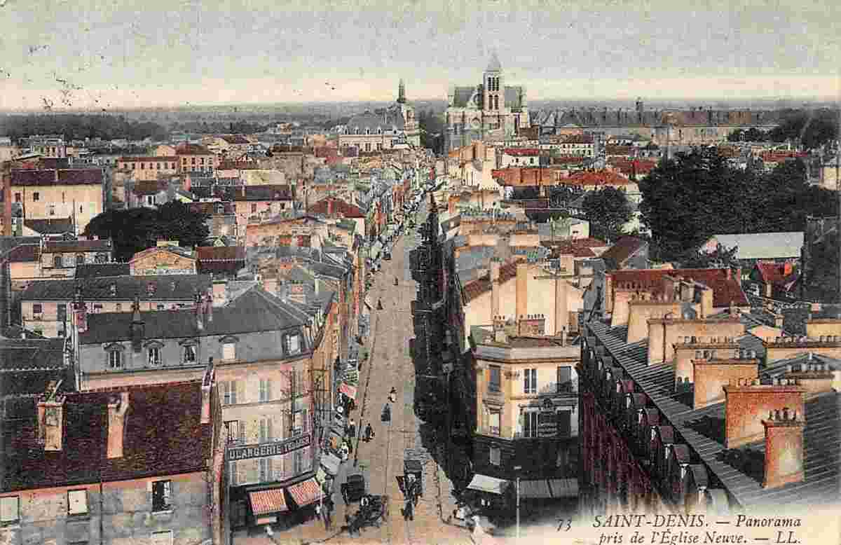Saint-Denis. Panorama pris de l'Église Neuve