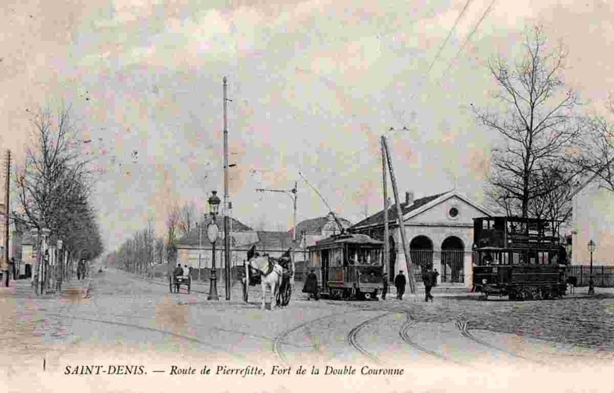 Saint-Denis. Route de Pierrefitte, Fort de la Double Couronne, 1904