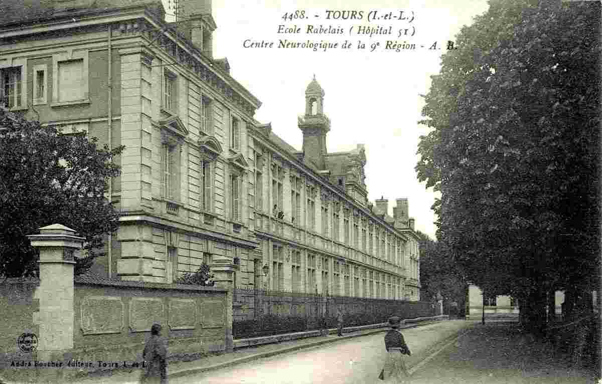 Tours. École Rabelais (Hopital 51)