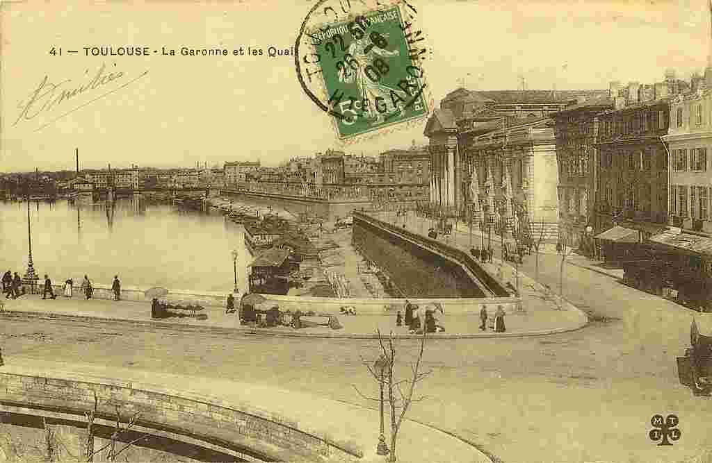 Toulouse. La Garonne et les Quais