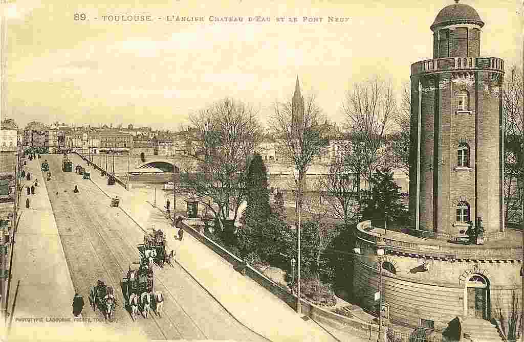 Toulouse. L'Ancien Château d'Eau et le Pont-Neuf