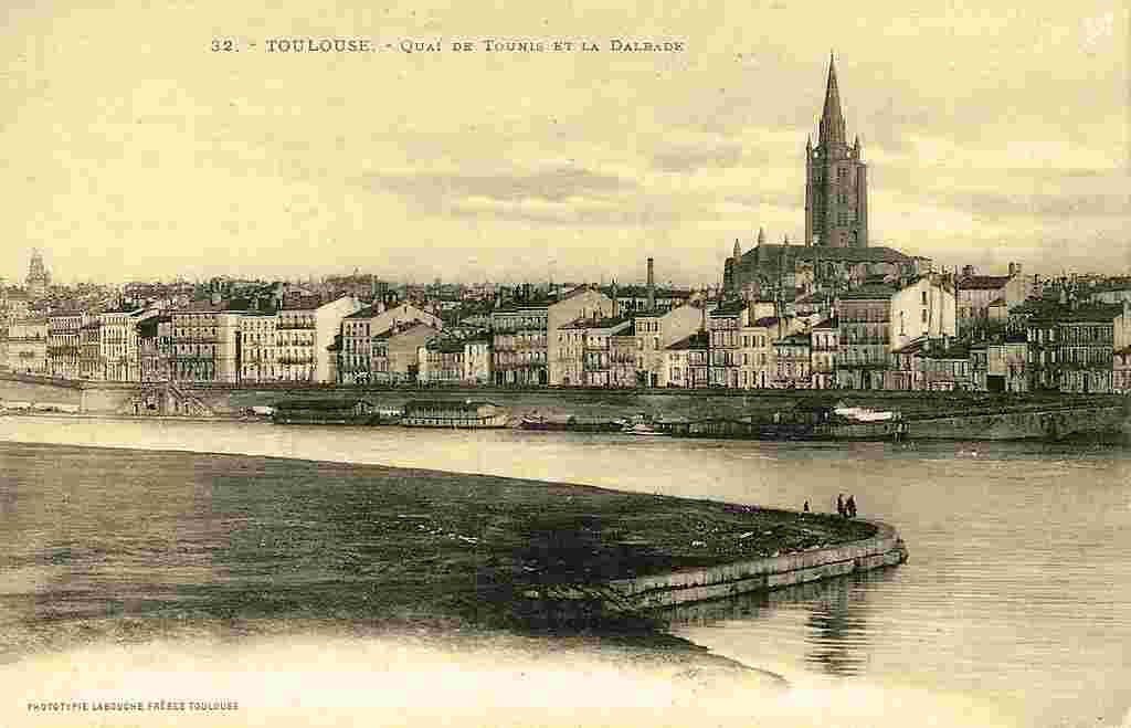 Toulouse. Quai de Tounis et la Dalbade
