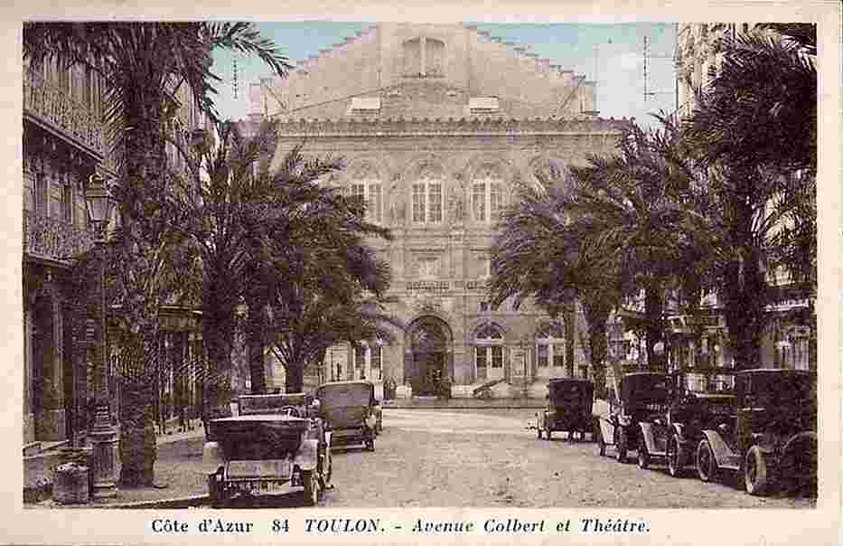 Toulon. Avenue Colbert, 1931