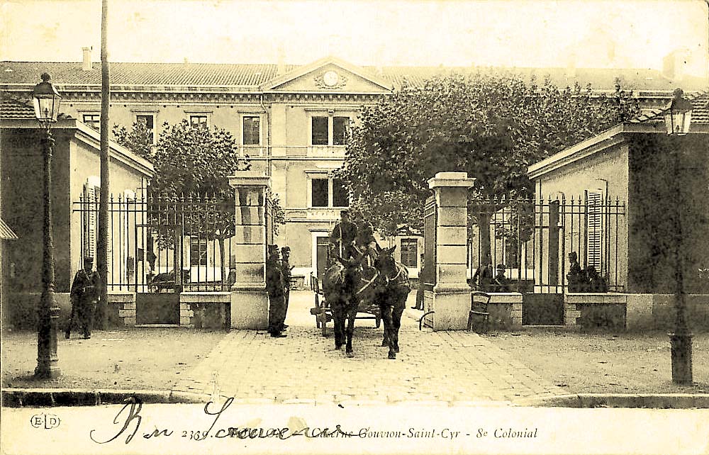 Toulon. Caserne Gouvion-Saint-Cyr, 8e Colonial, 1919