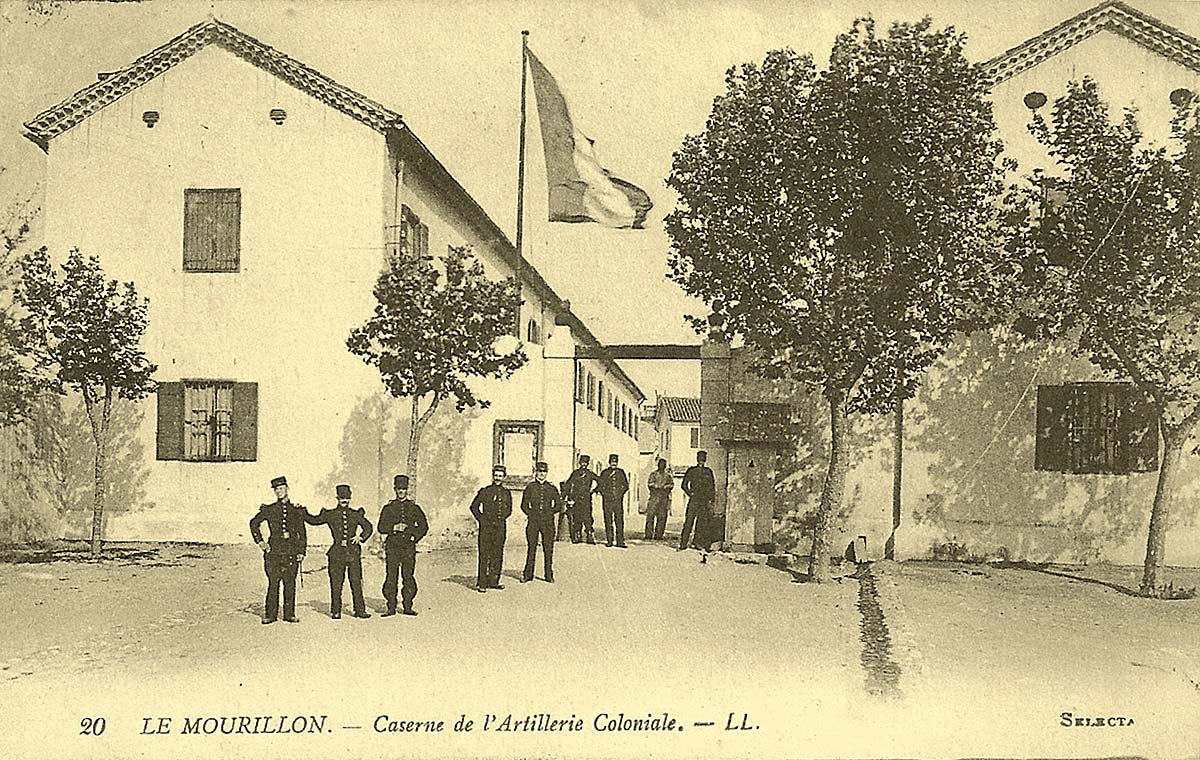 Toulon. Le Mourillon, Caserne de l'Artillerie Coloniale