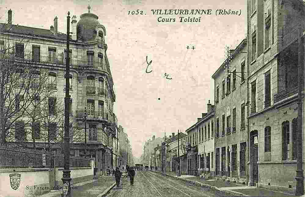 Villeurbanne. Cours Tolstoï, 1916
