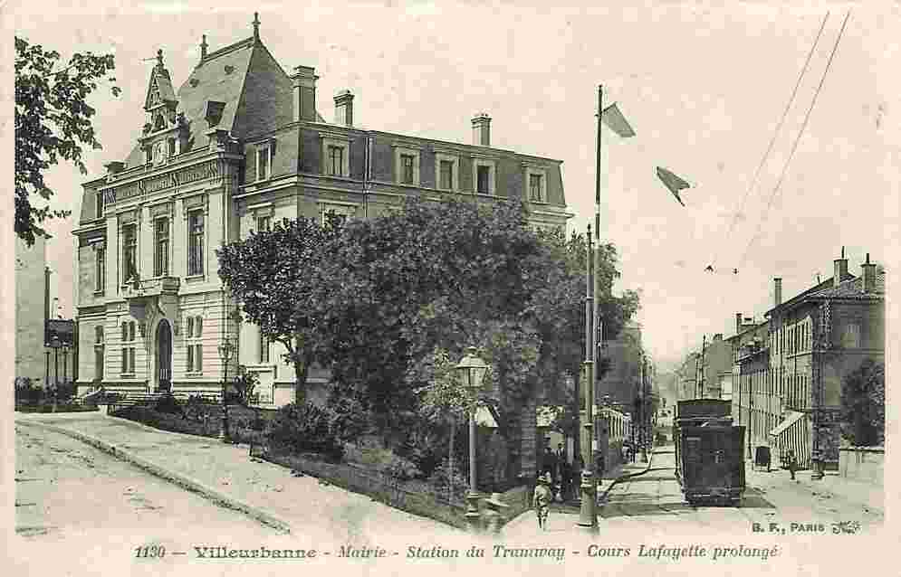 Villeurbanne. La Mairie, 1909