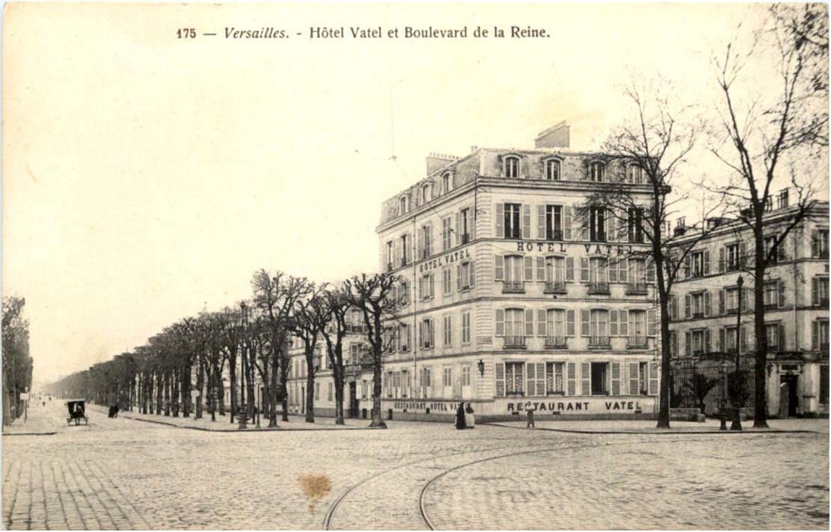 Versailles. Hôtel Vatel et Boulevard de la Reine