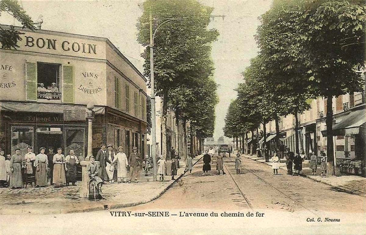 Vitry-sur-Seine. Avenue du Chemin de Fer