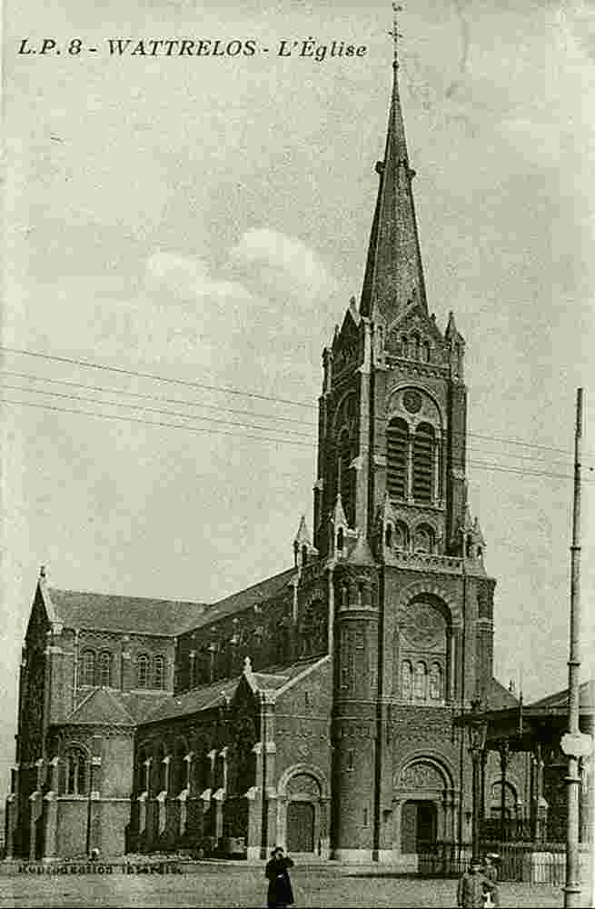 Wattrelos. L'Église- 1938