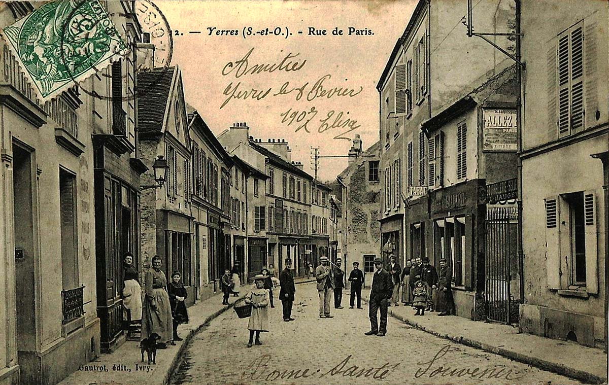 Yerres(Essonne). Rue de Paris